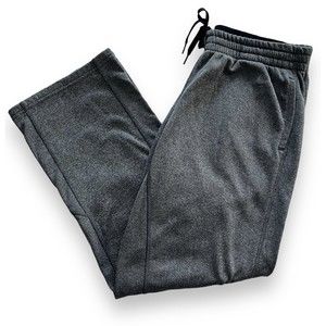 NIKE Women's Therma Dri-Fit Athletic Pants Heather Black Sweatpants Large 856918